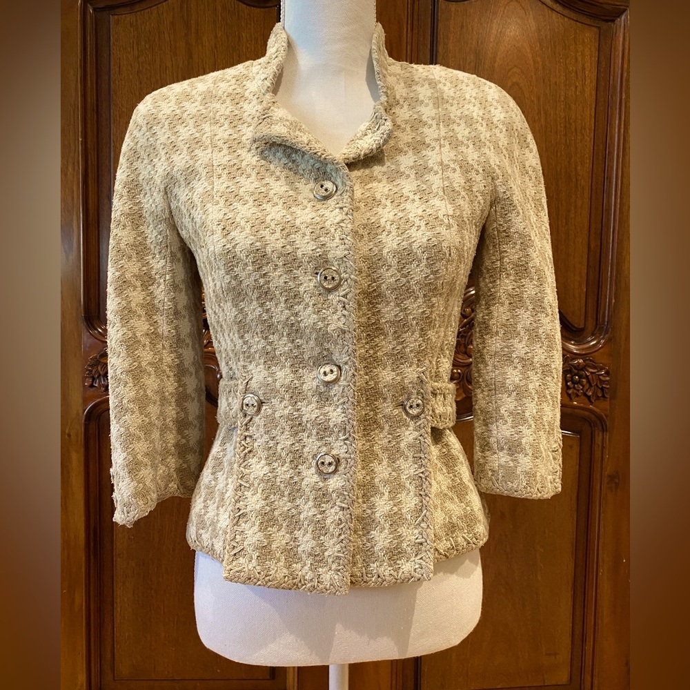 Chanel tan jacket